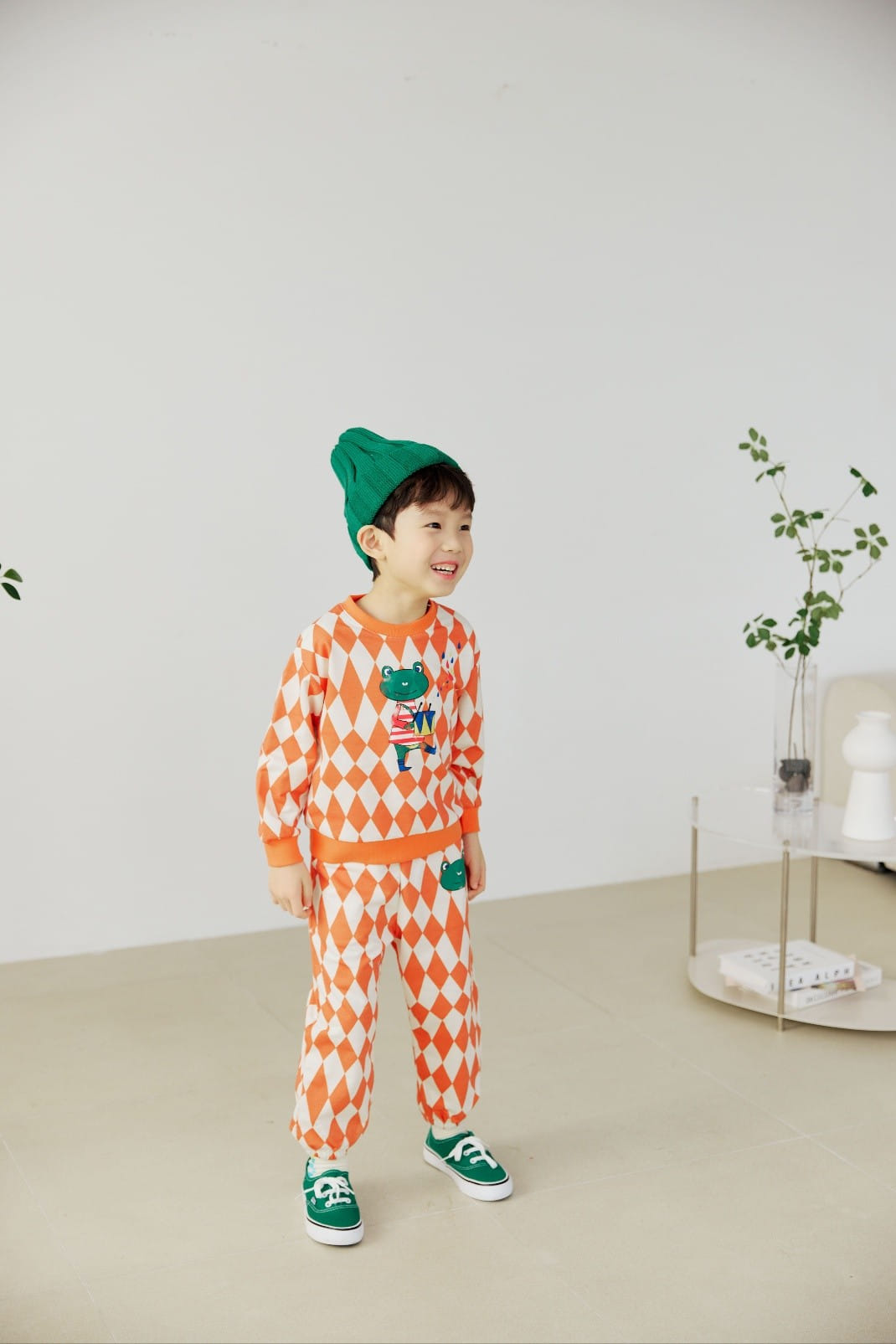 Orange Mom - Korean Children Fashion - #designkidswear - Frog Sweatshirt - 2