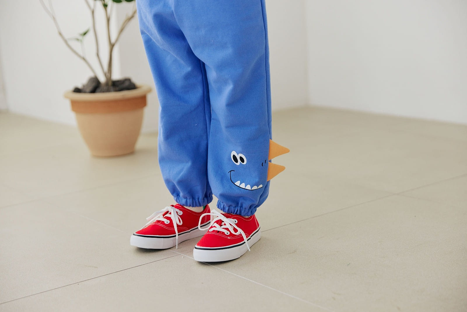 Orange Mom - Korean Children Fashion - #designkidswear - Bbul Dinosaur Pants - 4
