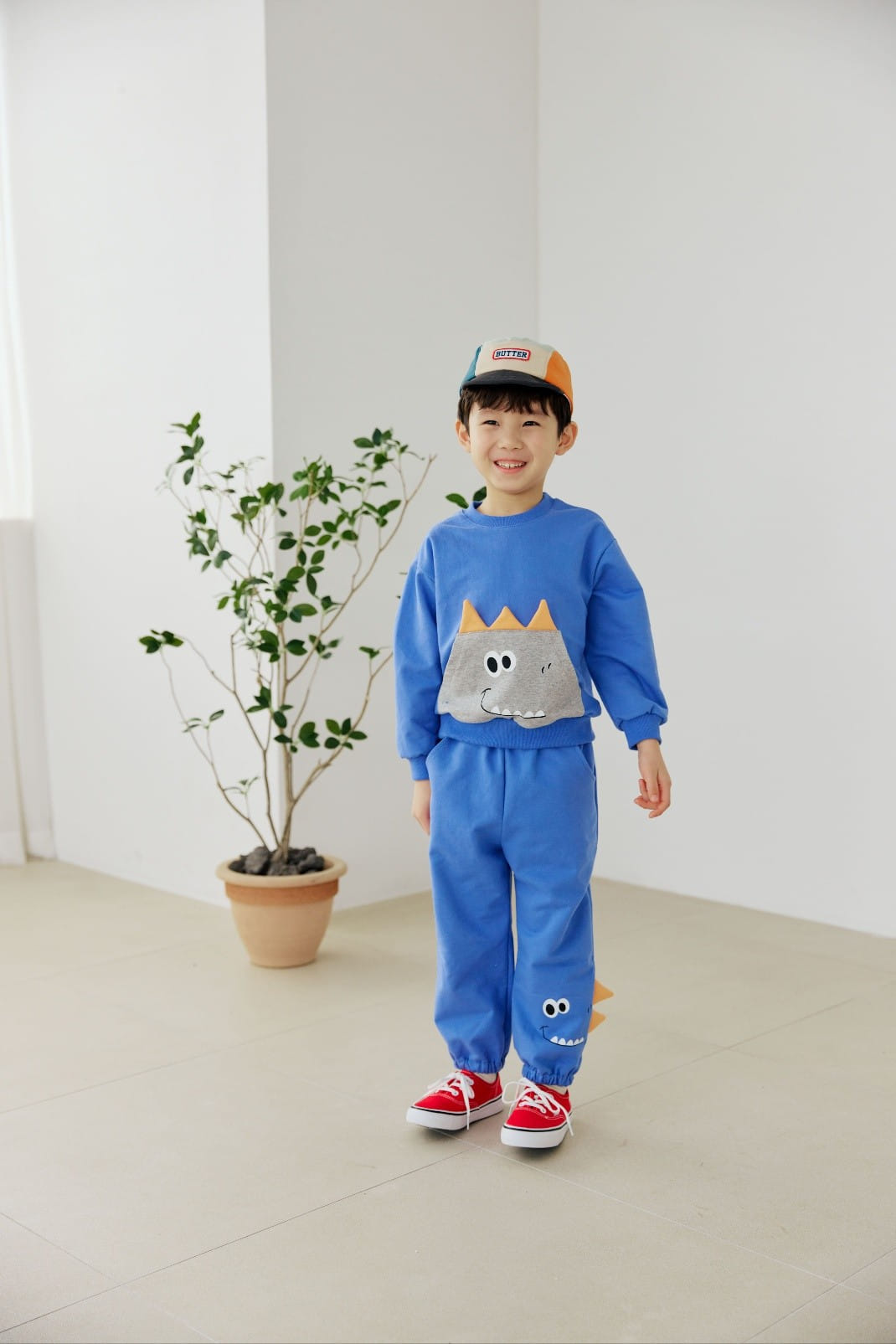 Orange Mom - Korean Children Fashion - #discoveringself - Bbul Dinosaur Pocket Sweatshirt - 9