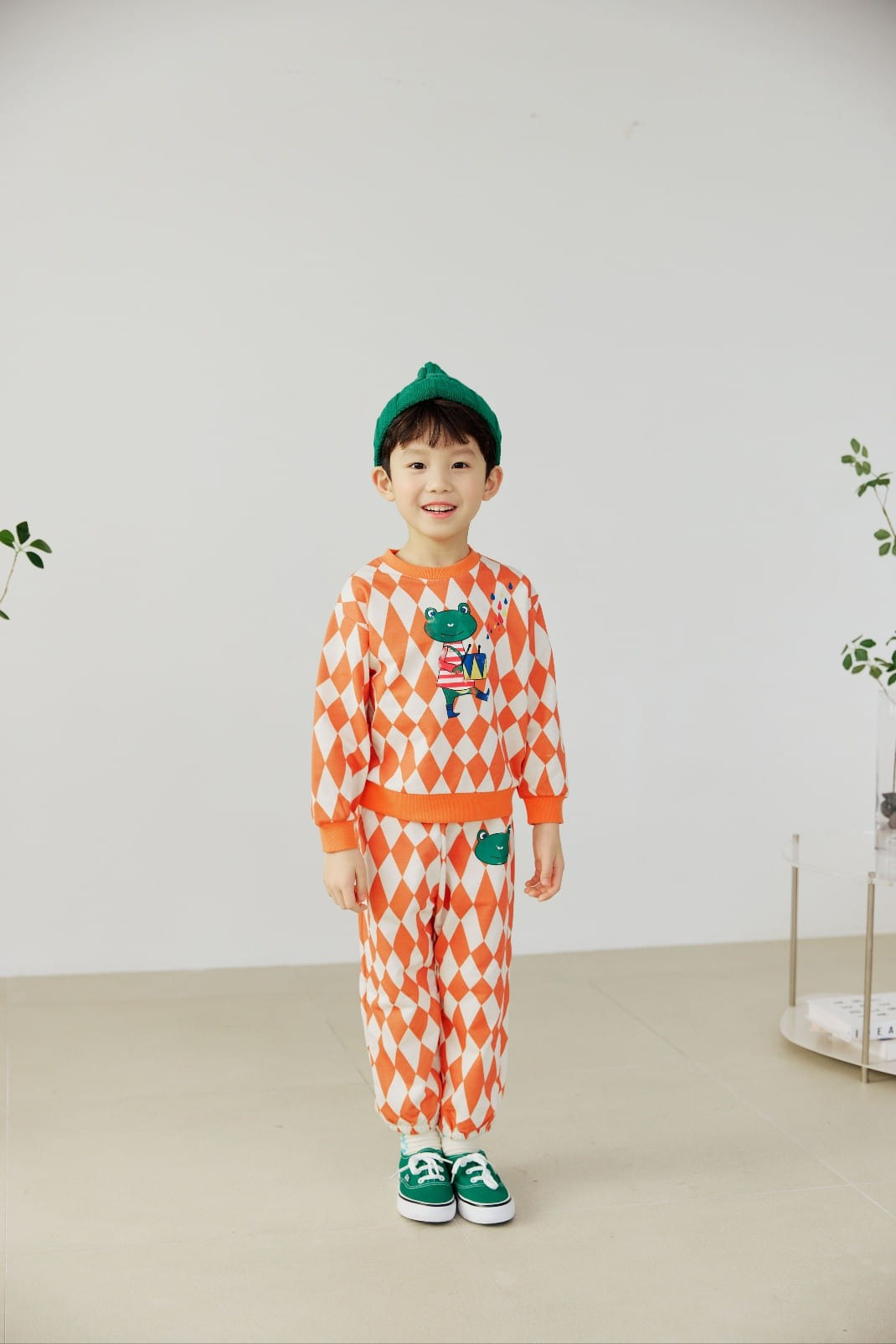 Orange Mom - Korean Children Fashion - #discoveringself - Frog Sweatshirt - 3