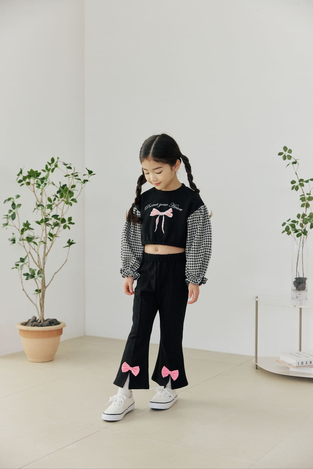 Orange Mom - Korean Children Fashion - #fashionkids - Ribbon Flares Pants - 7