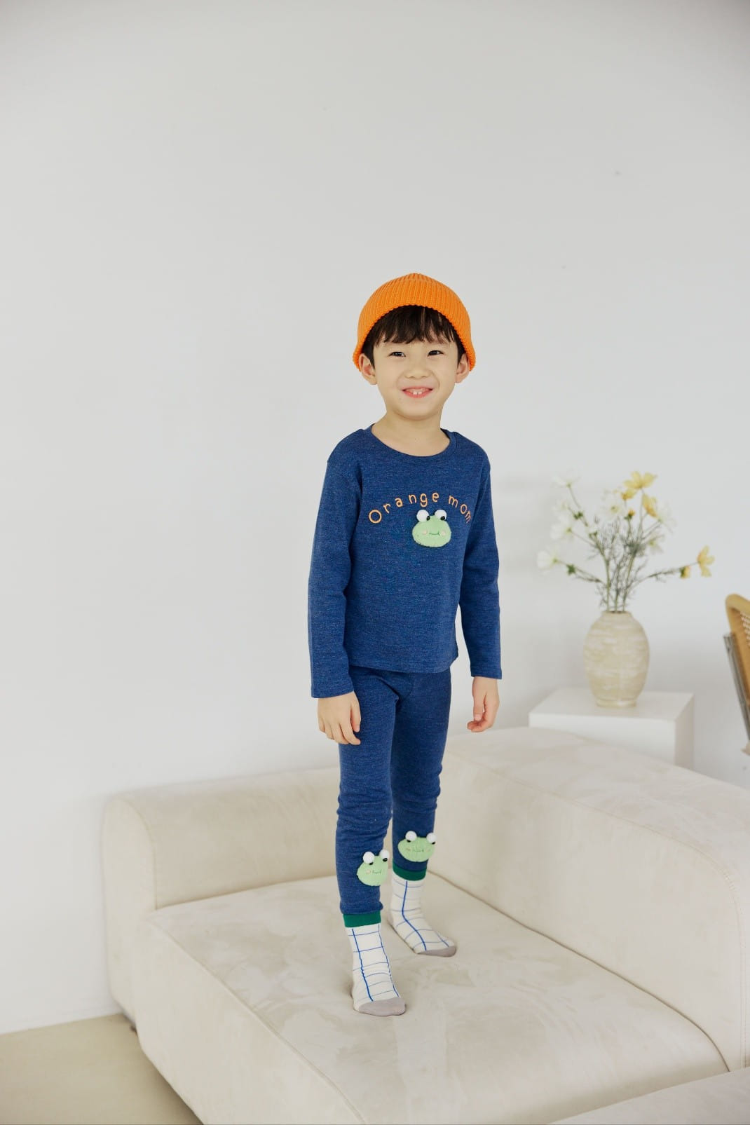 Orange Mom - Korean Children Fashion - #kidsshorts - Fraise Motive Tee - 7