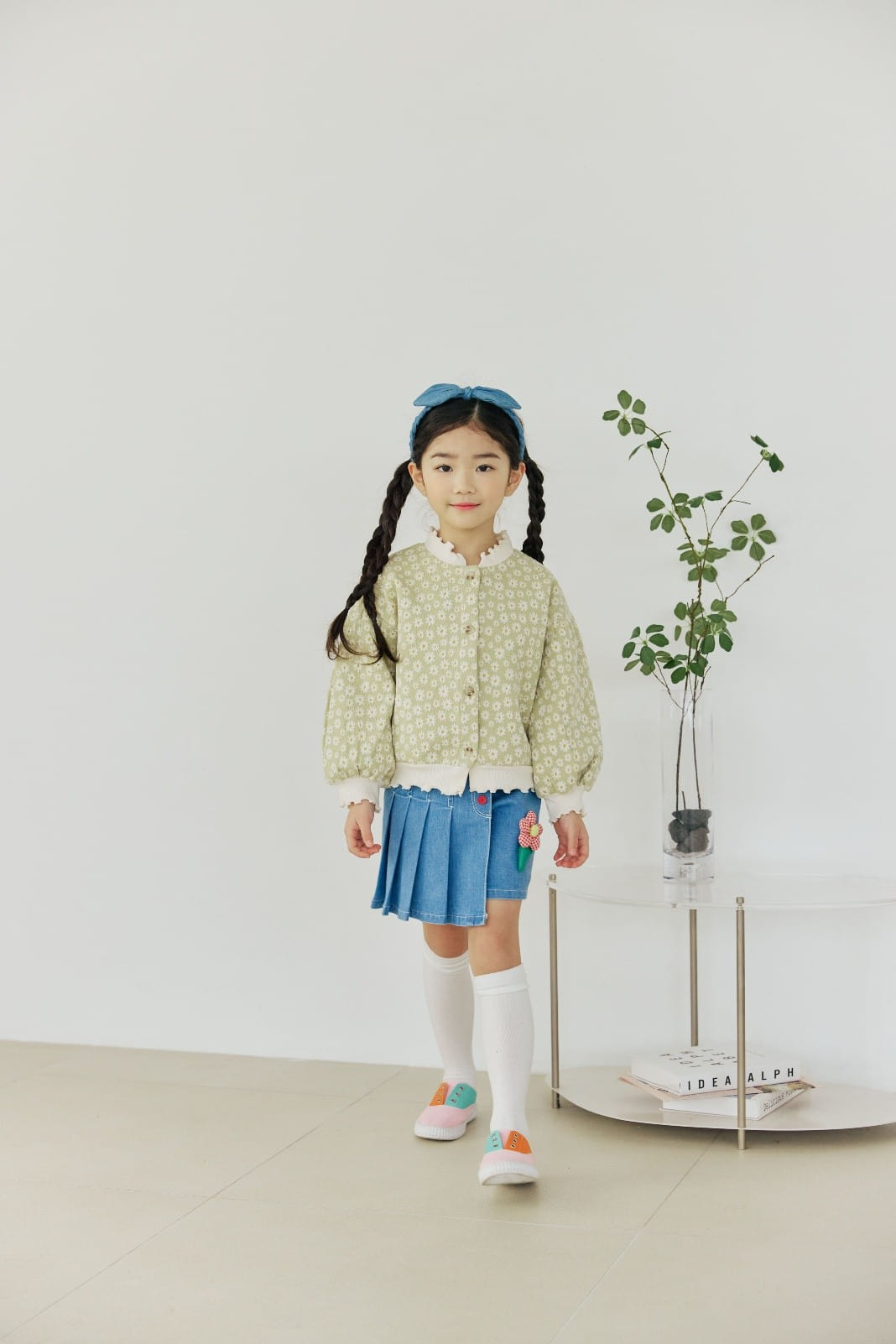Orange Mom - Korean Children Fashion - #kidsstore - Span Denim Flares Skirt - 6