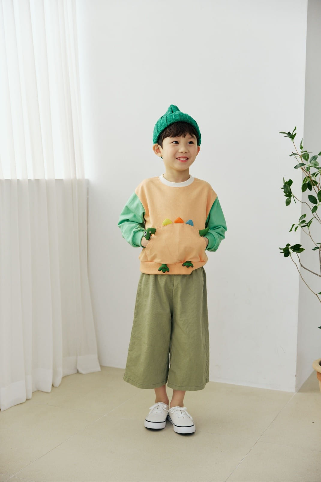 Orange Mom - Korean Children Fashion - #magicofchildhood - Span Wide Pants - 6