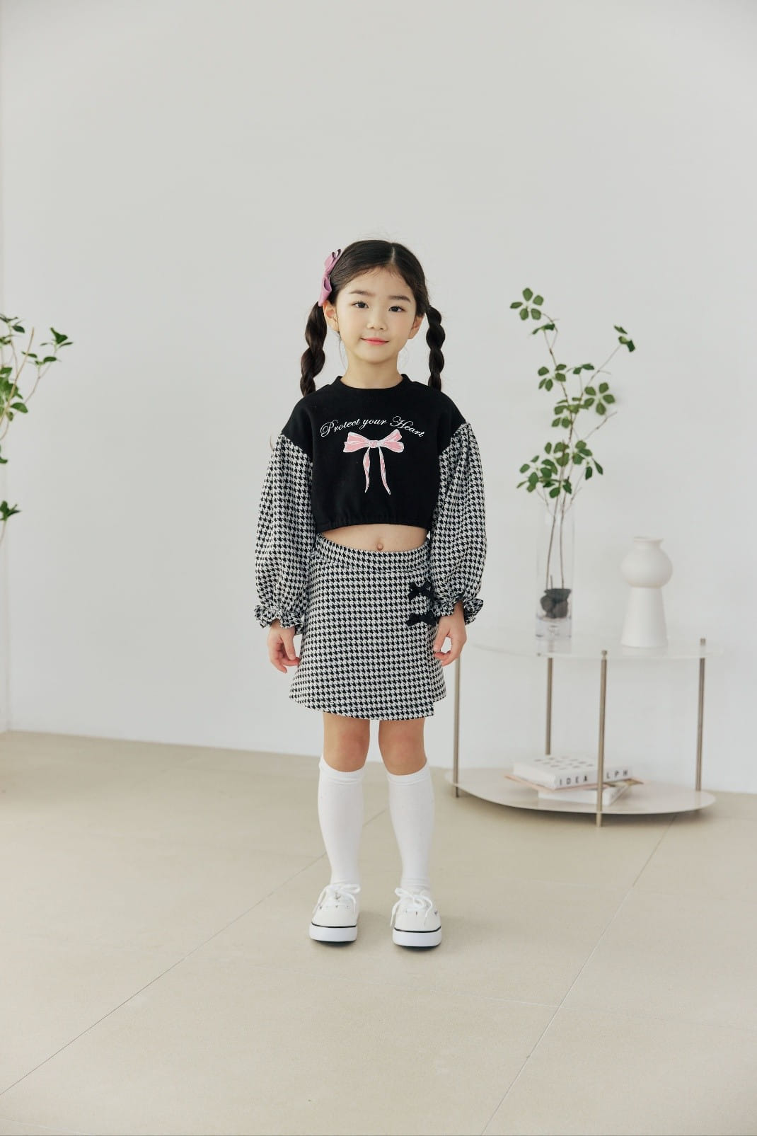 Orange Mom - Korean Children Fashion - #minifashionista - Ribbon Skirt Pants