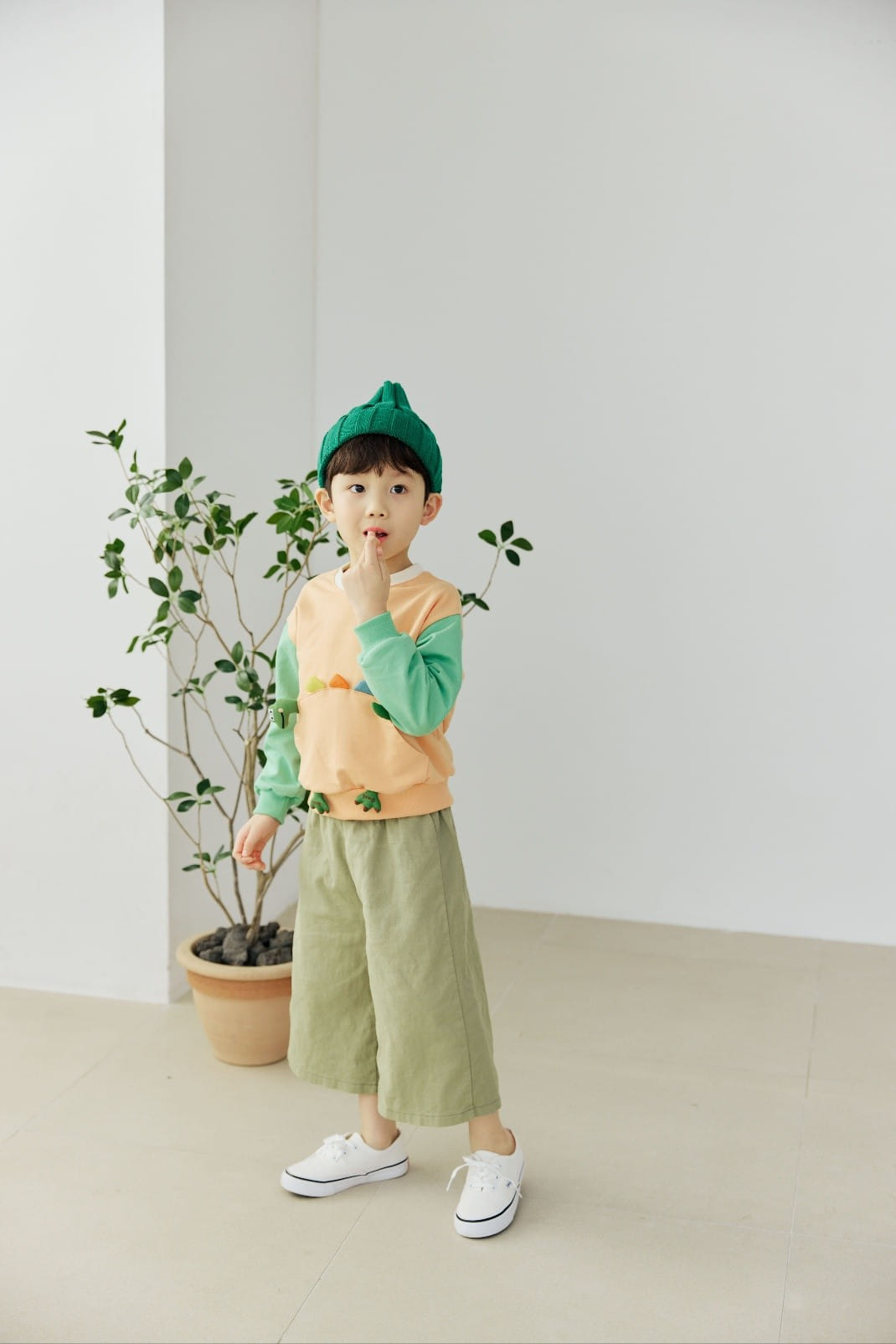 Orange Mom - Korean Children Fashion - #minifashionista - Span Wide Pants - 7