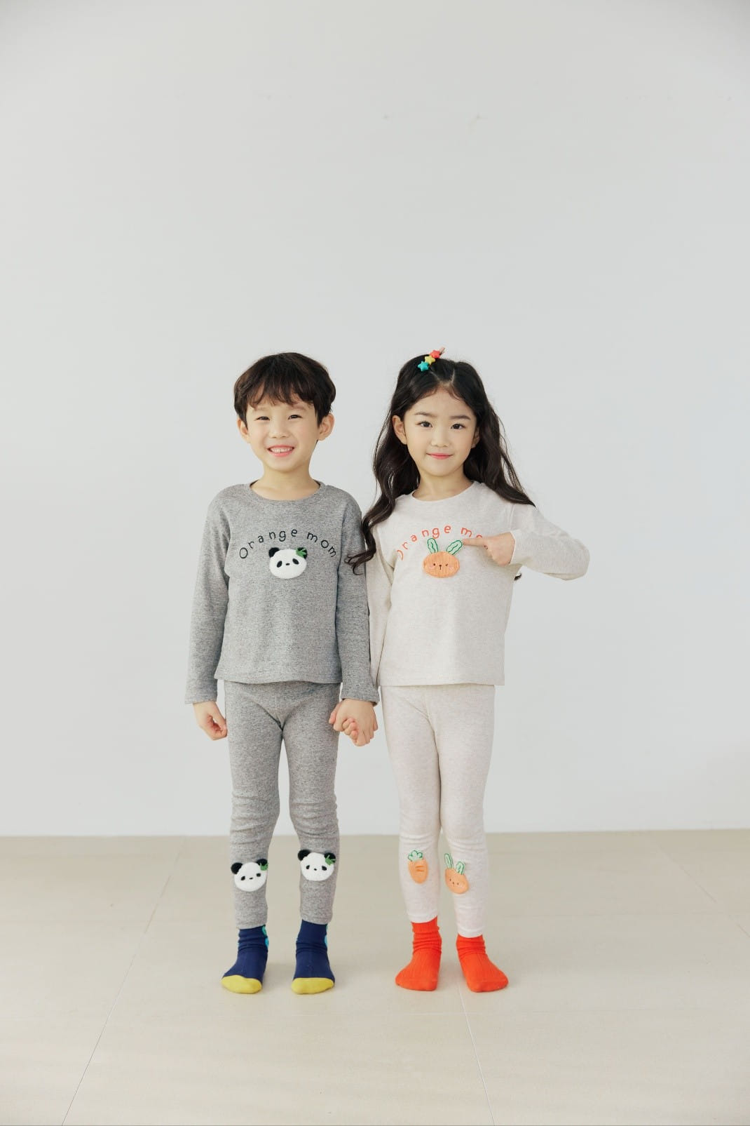Orange Mom - Korean Children Fashion - #stylishchildhood - Motive Leggings