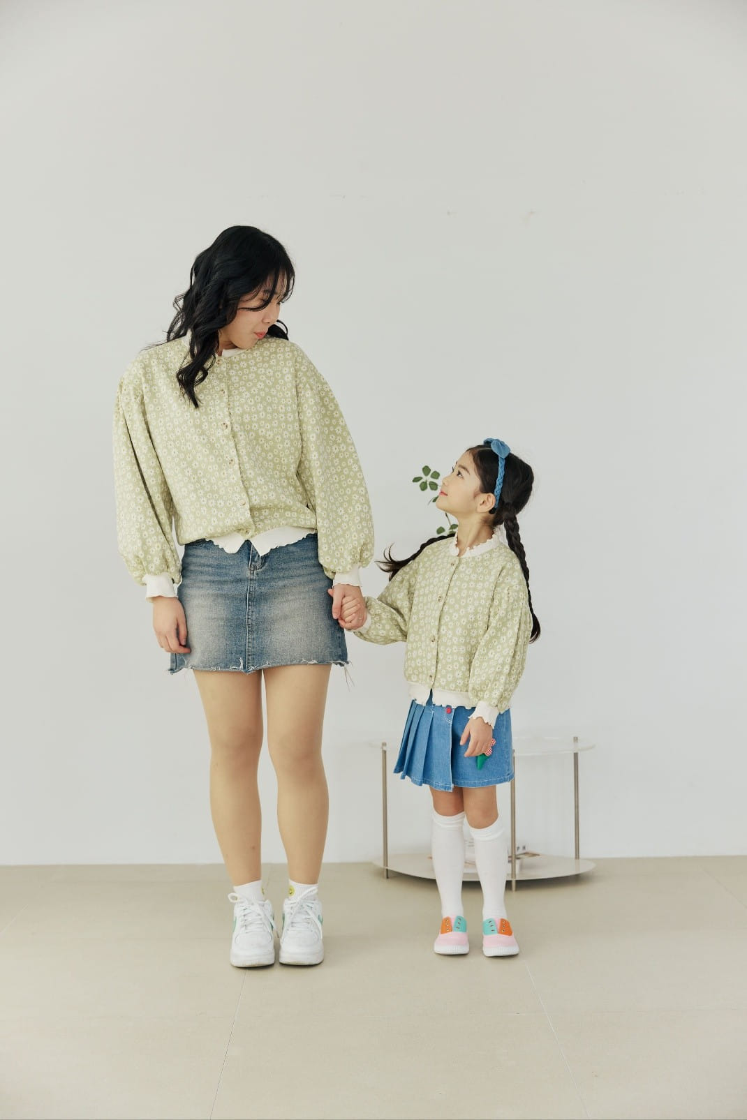 Orange Mom - Korean Children Fashion - #stylishchildhood - Daisy Cardigan With Mom  - 9