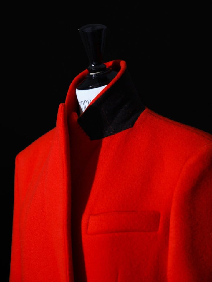 Paper Moon - Korean Women Fashion - #restrostyle - Virgin 100 % Wool Peak Lapel Tailored Maxi Coat 