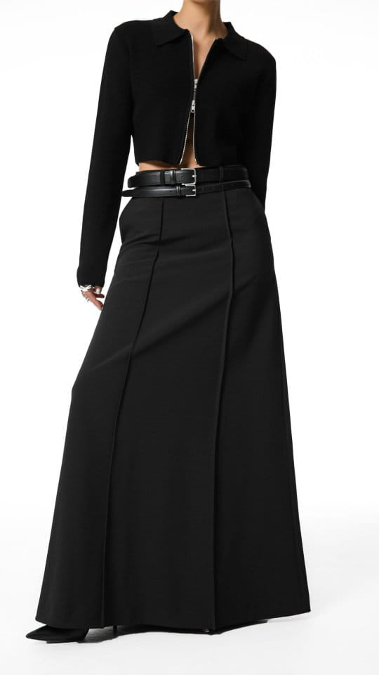 Paper Moon - Korean Women Fashion - #womensfashion - Two Way Zipped Detail Cropped Cardigan - 11