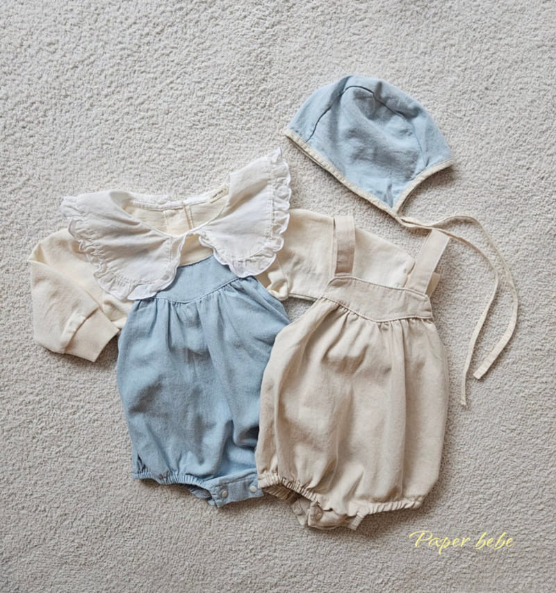 Paper Studios - Korean Baby Fashion - #babyboutique - Denim Dungarees