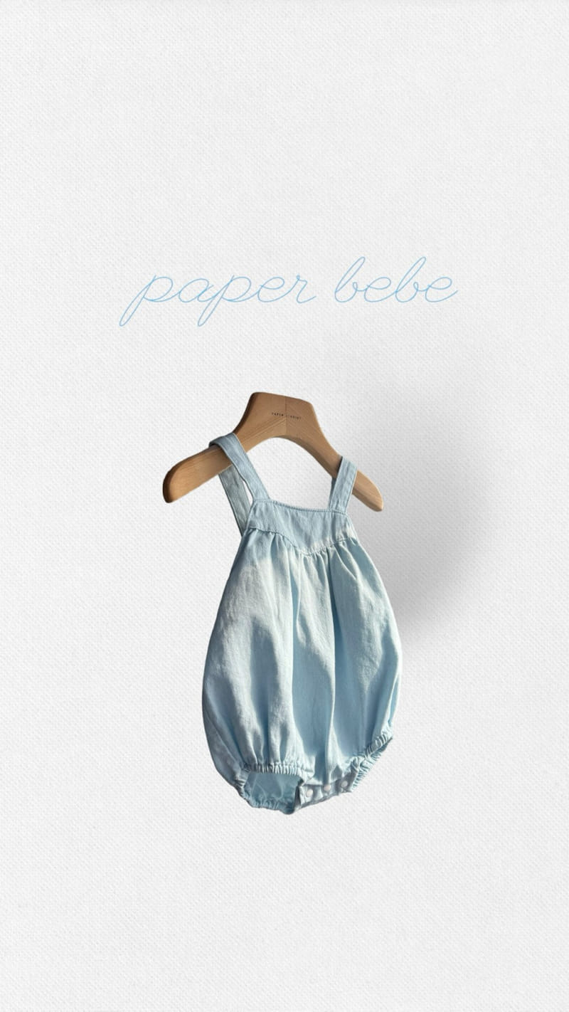 Paper Studios - Korean Baby Fashion - #babyboutiqueclothing - Denim Dungarees - 2