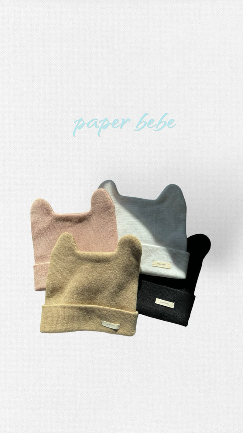Paper Studios - Korean Baby Fashion - #babygirlfashion - Bear Beanie