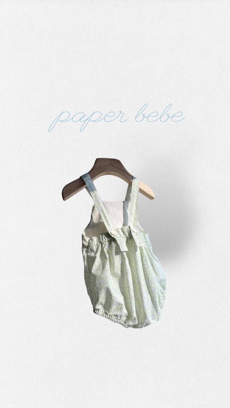 Paper Studios - Korean Baby Fashion - #babylifestyle - Peace Flower Dungarees - 5