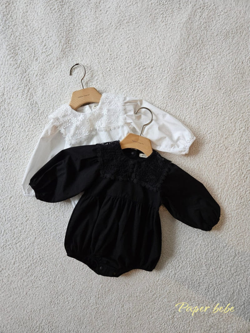 Paper Studios - Korean Baby Fashion - #babylifestyle - Lace Sera Body Suit