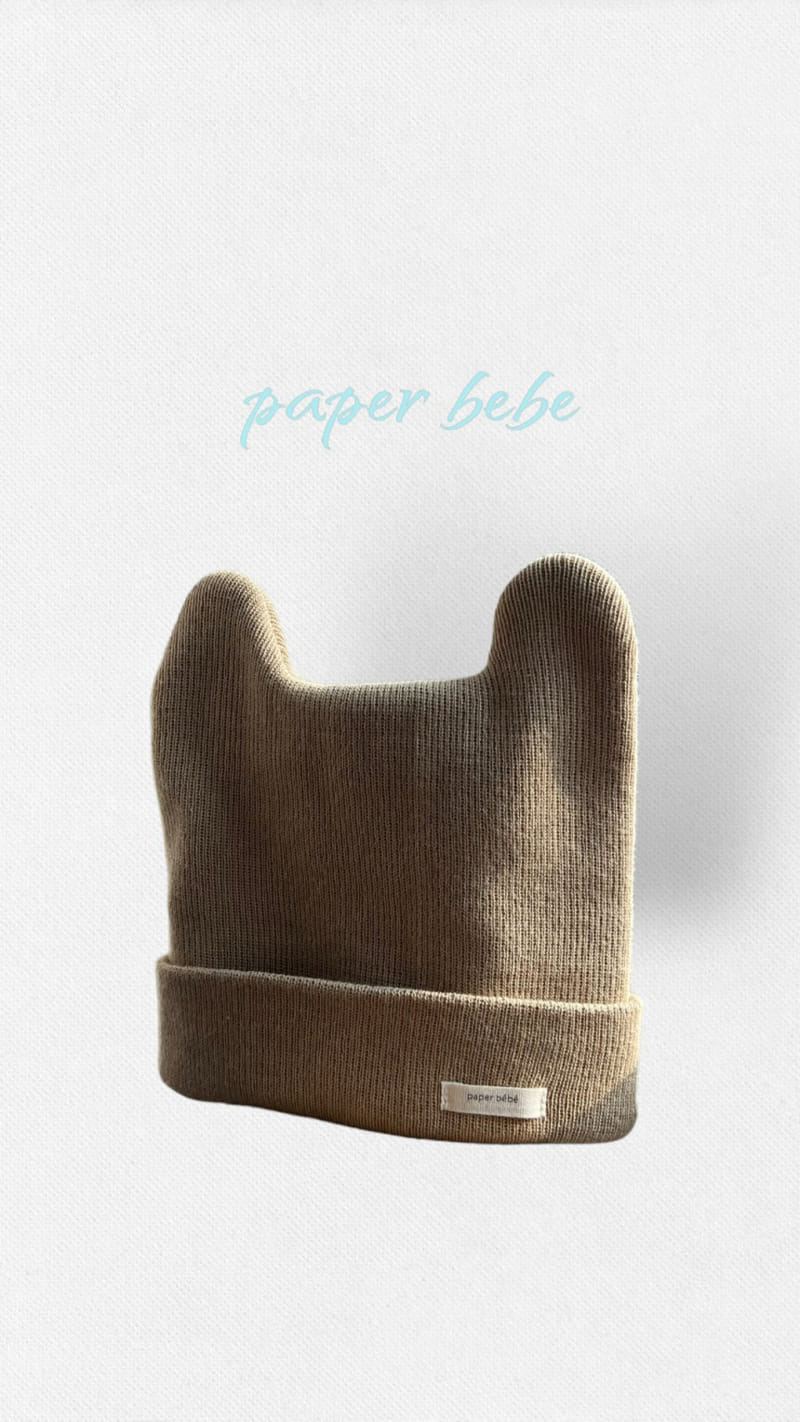 Paper Studios - Korean Baby Fashion - #babyoninstagram - Bear Beanie - 3