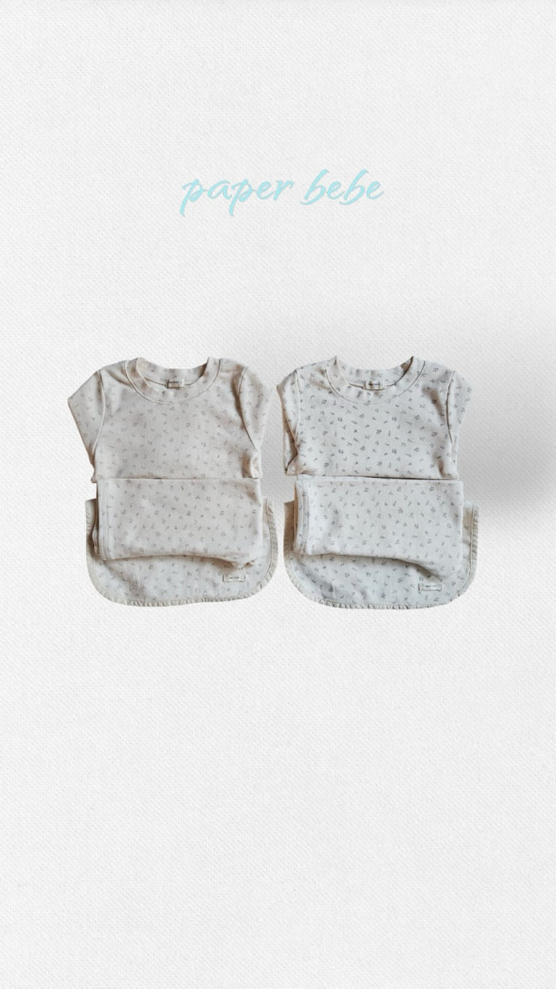 Paper Studios - Korean Baby Fashion - #babyootd - Mini Flower Top Bottom Set