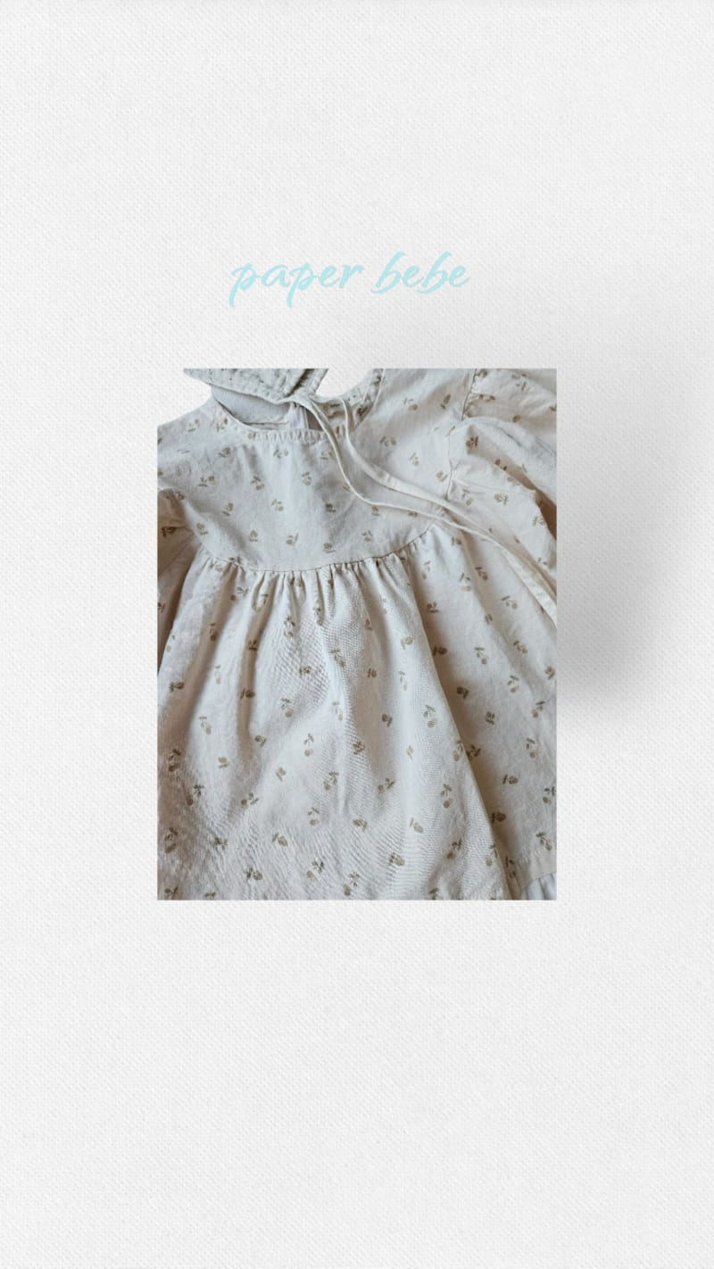 Paper Studios - Korean Baby Fashion - #babyootd - Spring Cherry One-Piece - 6