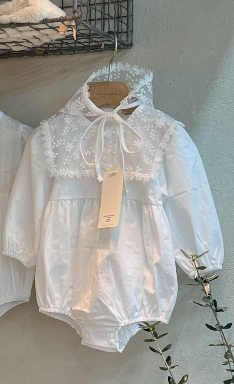 Paper Studios - Korean Baby Fashion - #babyootd - Lace Sera Body Suit - 3