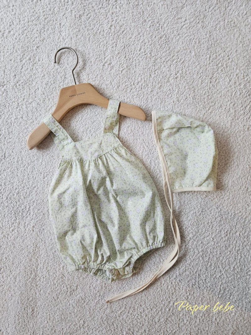 Paper Studios - Korean Baby Fashion - #babyoutfit - Peace Flower Dungarees - 8