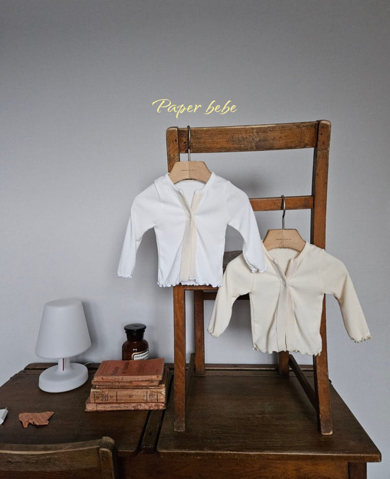 Paper Studios - Korean Baby Fashion - #babyoutfit - Spring Rib Cardigan