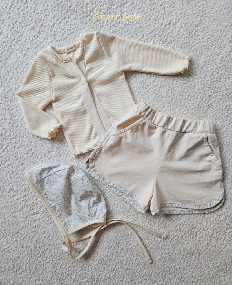 Paper Studios - Korean Baby Fashion - #babyoutfit - Spring Rib Cardigan - 2