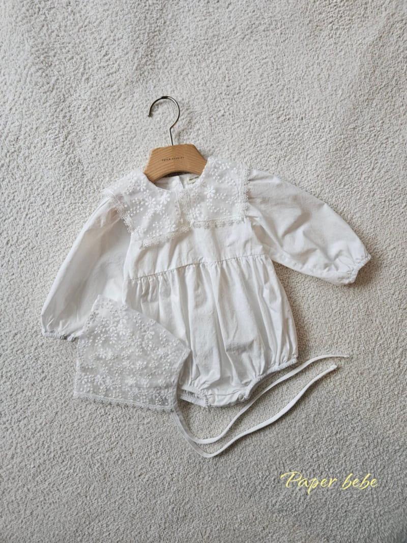 Paper Studios - Korean Baby Fashion - #onlinebabyshop - Lace Sera Body Suit - 8