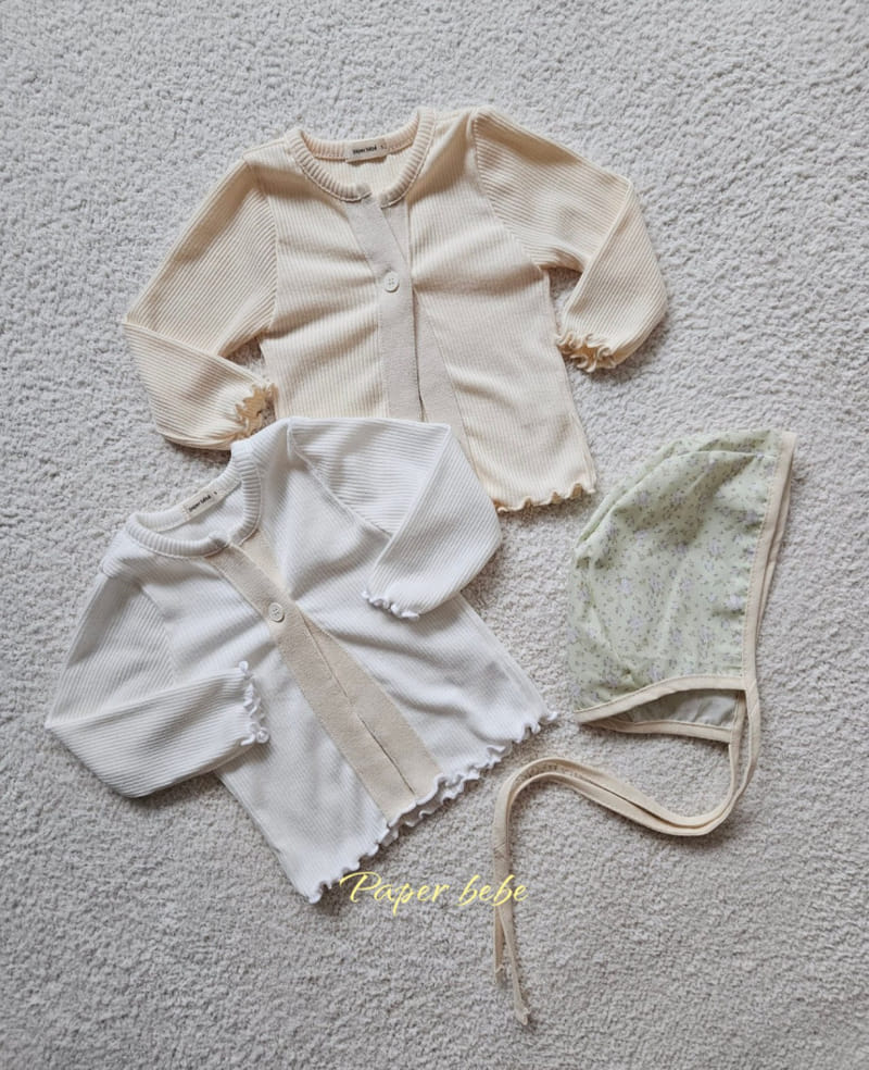 Paper Studios - Korean Baby Fashion - #onlinebabyshop - Spring Rib Cardigan - 5
