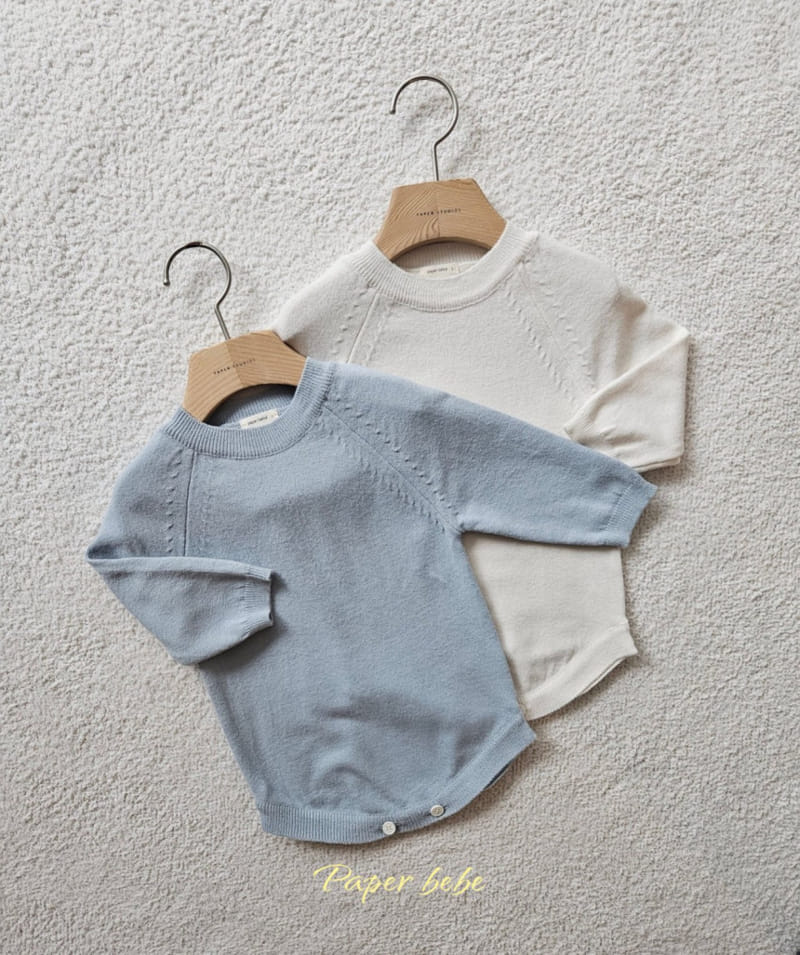 Paper Studios - Korean Baby Fashion - #onlinebabyboutique - Modal Body Suit - 4