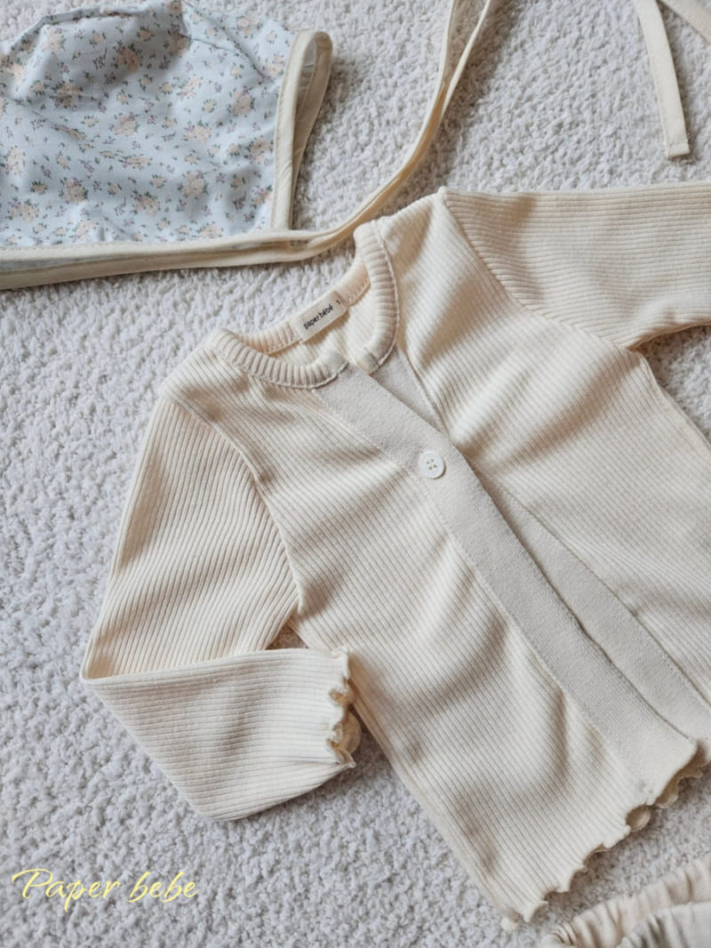 Paper Studios - Korean Baby Fashion - #smilingbaby - Spring Rib Cardigan - 6