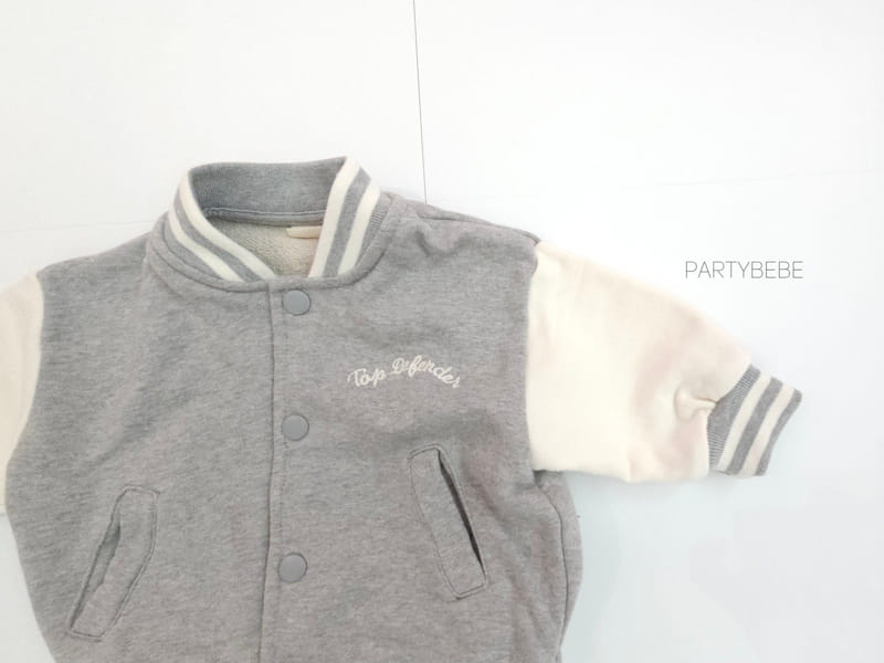 Party Kids - Korean Baby Fashion - #smilingbaby - Baseball Jumper - 4