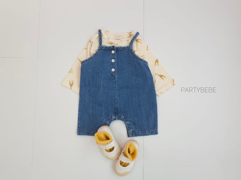 Party Kids - Korean Baby Fashion - #babyboutique - Toto Overall