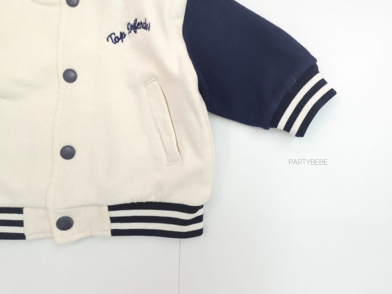 Party Kids - Korean Baby Fashion - #babyfashion - Baseball Jumper - 7