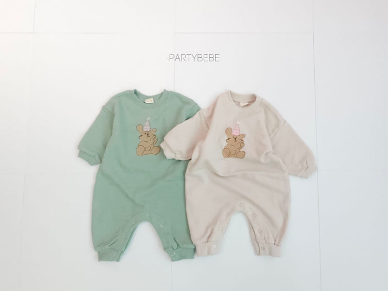 Party Kids - Korean Baby Fashion - #babyfashion - Little Bear Suit - 9