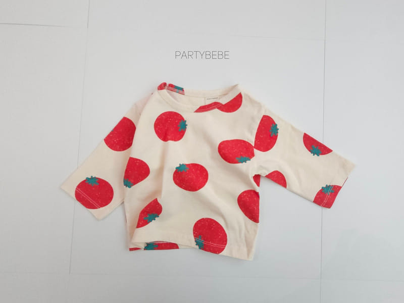 Party Kids - Korean Baby Fashion - #babyfever - Tomato Tee - 7