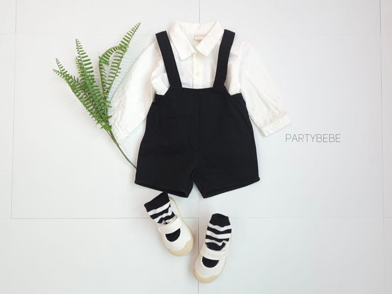 Party Kids - Korean Baby Fashion - #babygirlfashion - Pasteur Suspender Pants - 2