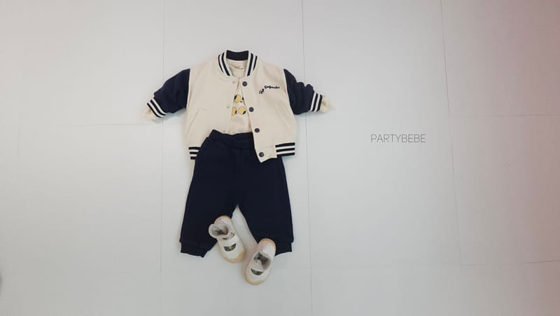 Party Kids - Korean Baby Fashion - #babylifestyle - Baseball Jumper - 10