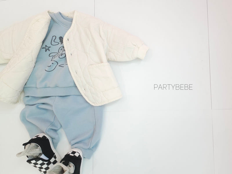 Party Kids - Korean Baby Fashion - #babylifestyle - Love Sweatshirt - 3