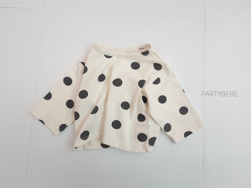 Party Kids - Korean Baby Fashion - #babylifestyle - Dot Tee