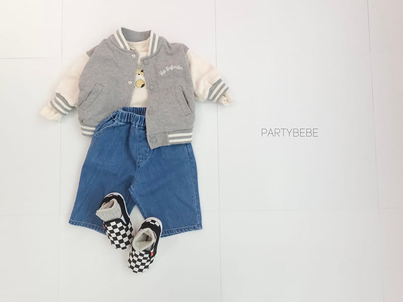 Party Kids - Korean Baby Fashion - #babyoninstagram - Baseball Jumper - 11