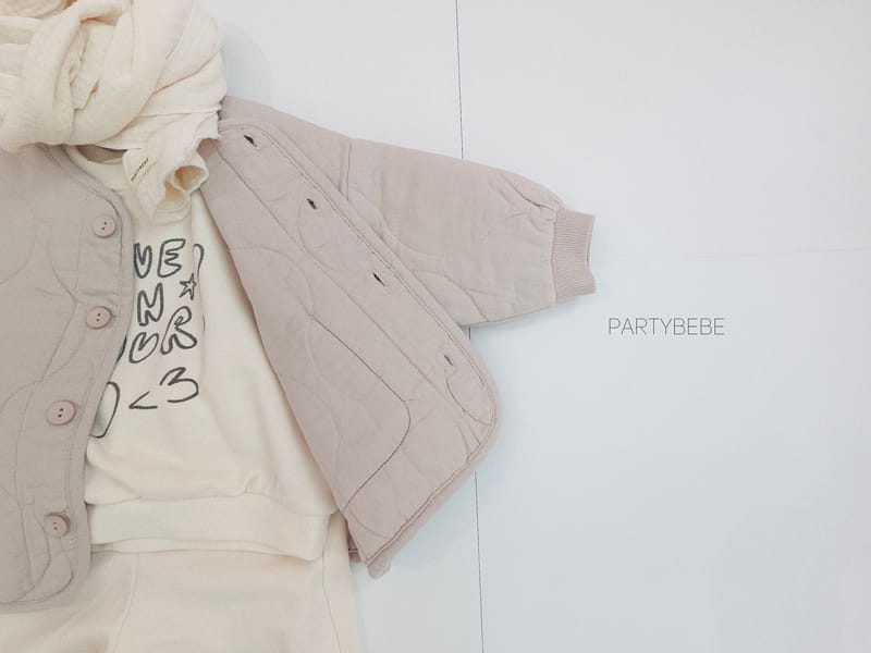 Party Kids - Korean Baby Fashion - #babyootd - Love Sweatshirt - 5