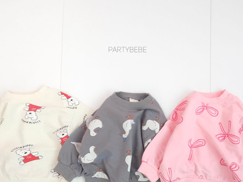 Party Kids - Korean Baby Fashion - #babyootd - Ever Sweatshirt - 2
