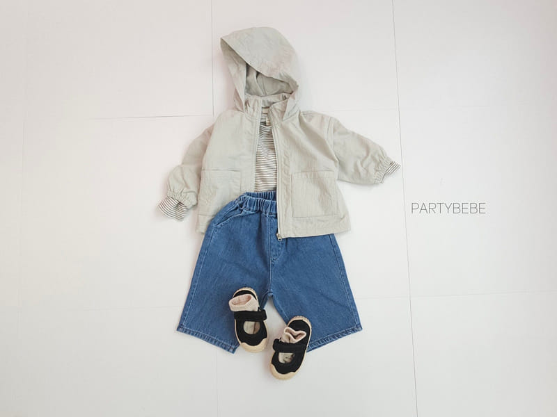 Party Kids - Korean Baby Fashion - #babyoutfit - Calong Hood Jumper - 4