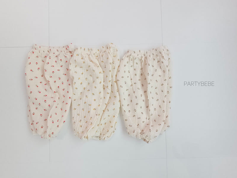 Party Kids - Korean Baby Fashion - #babyoutfit - Cherry Sausage Pants - 5