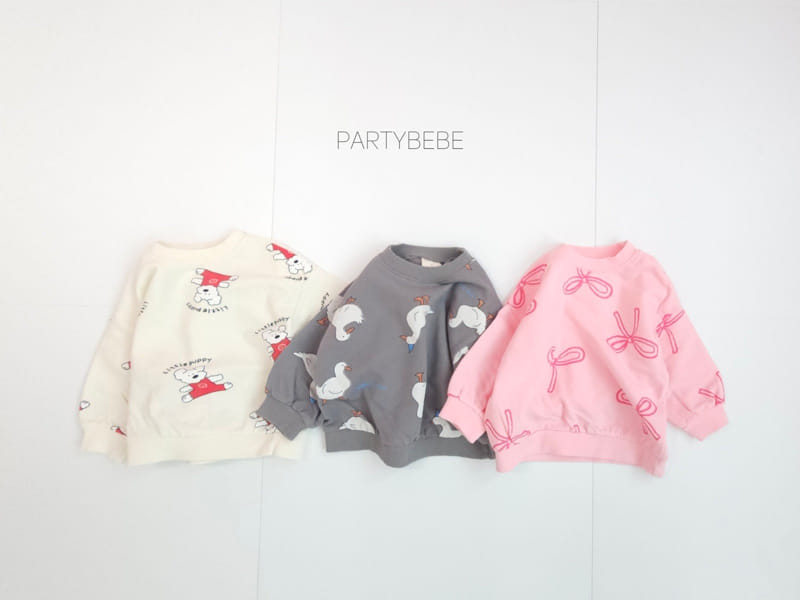 Party Kids - Korean Baby Fashion - #babyoutfit - Ever Sweatshirt - 3