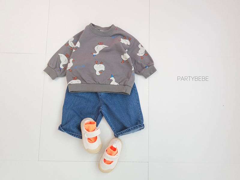 Party Kids - Korean Baby Fashion - #babyoutfit - Ever Sweatshirt - 4