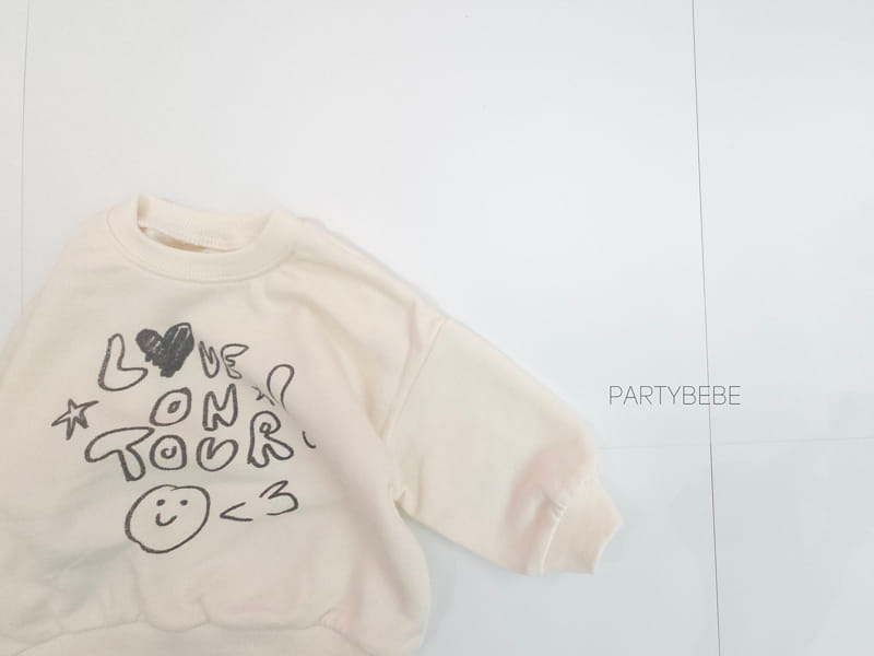 Party Kids - Korean Baby Fashion - #babywear - Love Sweatshirt - 8