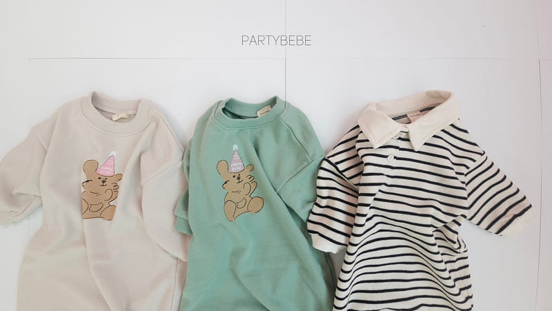 Party Kids - Korean Baby Fashion - #babywear - Little Bear Suit - 2
