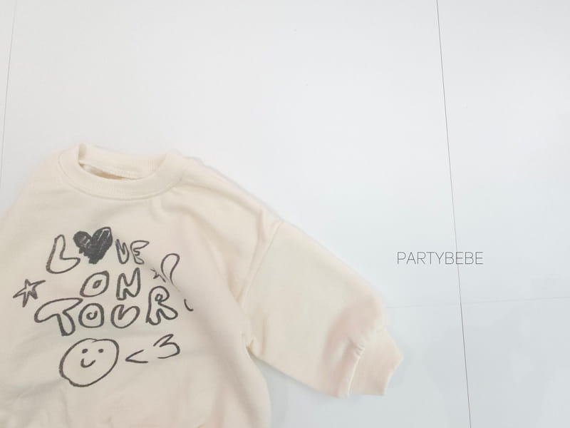 Party Kids - Korean Baby Fashion - #onlinebabyboutique - Love Sweatshirt - 9