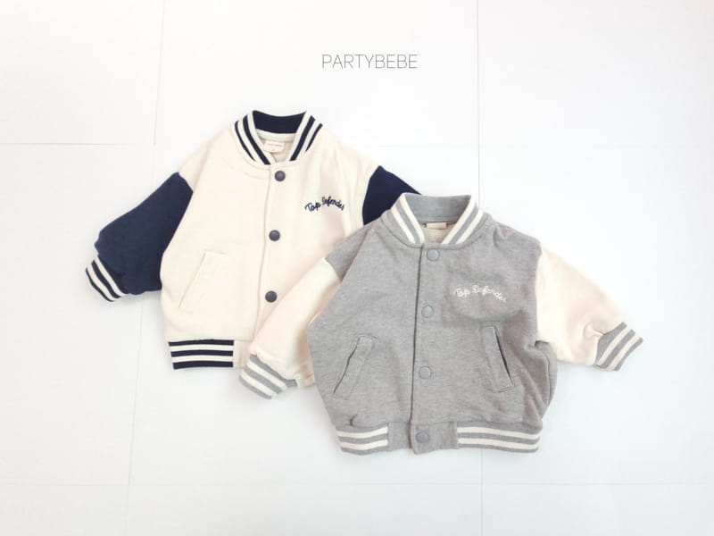 Party Kids - Korean Baby Fashion - #onlinebabyshop - Baseball Jumper - 2